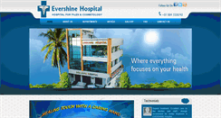 Desktop Screenshot of evershinehospital.com